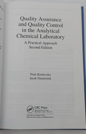 QUALITY ASSURANCE AND QUALITY CONTROL IN THE ANALYTICAL CHEMICAL LABORATORY: A PRACTICAL APPROACH