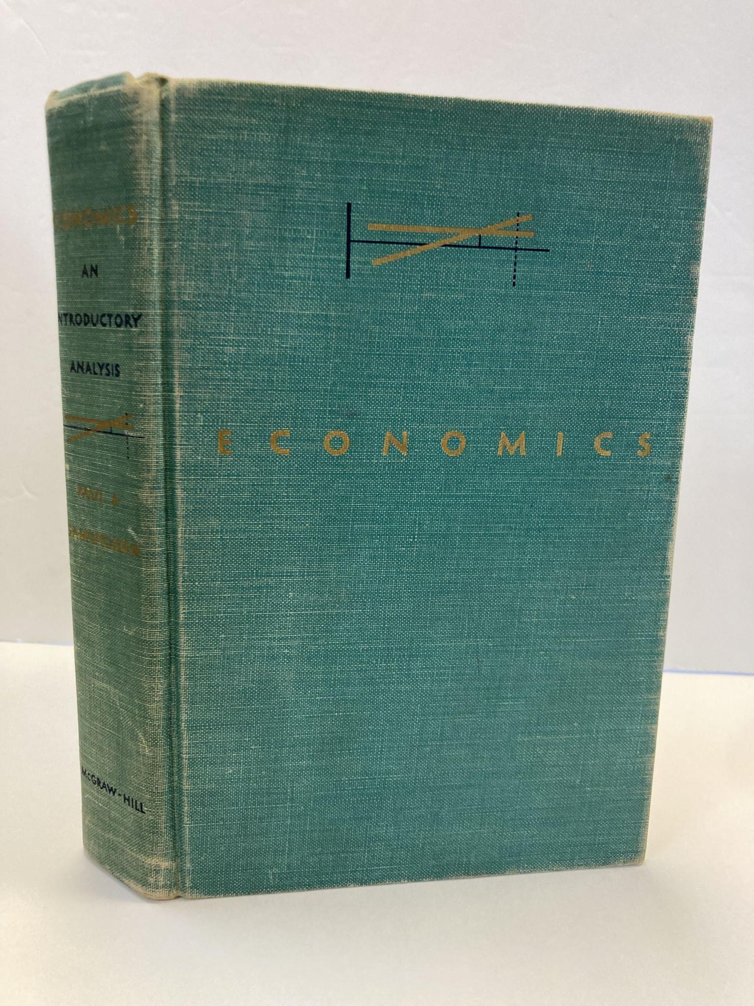 Paul Samuelson Text Books ECONOMICS: AN INTRODUCTORY ANALYSIS | Paul A. Samuelson | First Edition