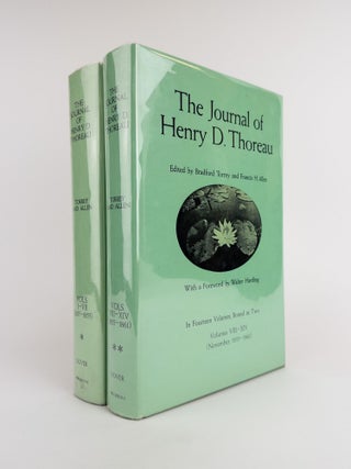 1378365 THE JOURNAL OF HENRY D. THOREAU [Two Volumes]. Henry David Thoreau, Bradford Torrey,...