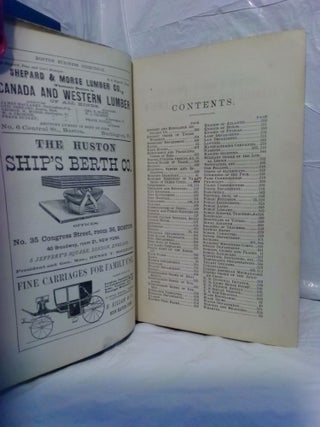 THE BOSTON BUSINESS DIRECTORY FOR 1880, CLASSIFIED UNDER APPROPRIATE BUSINESS HEADINGS, LIST OF STREET, CITY OFFICERS, SOCIETIES, EXPRESSES, ETC. [NUMBER XX]