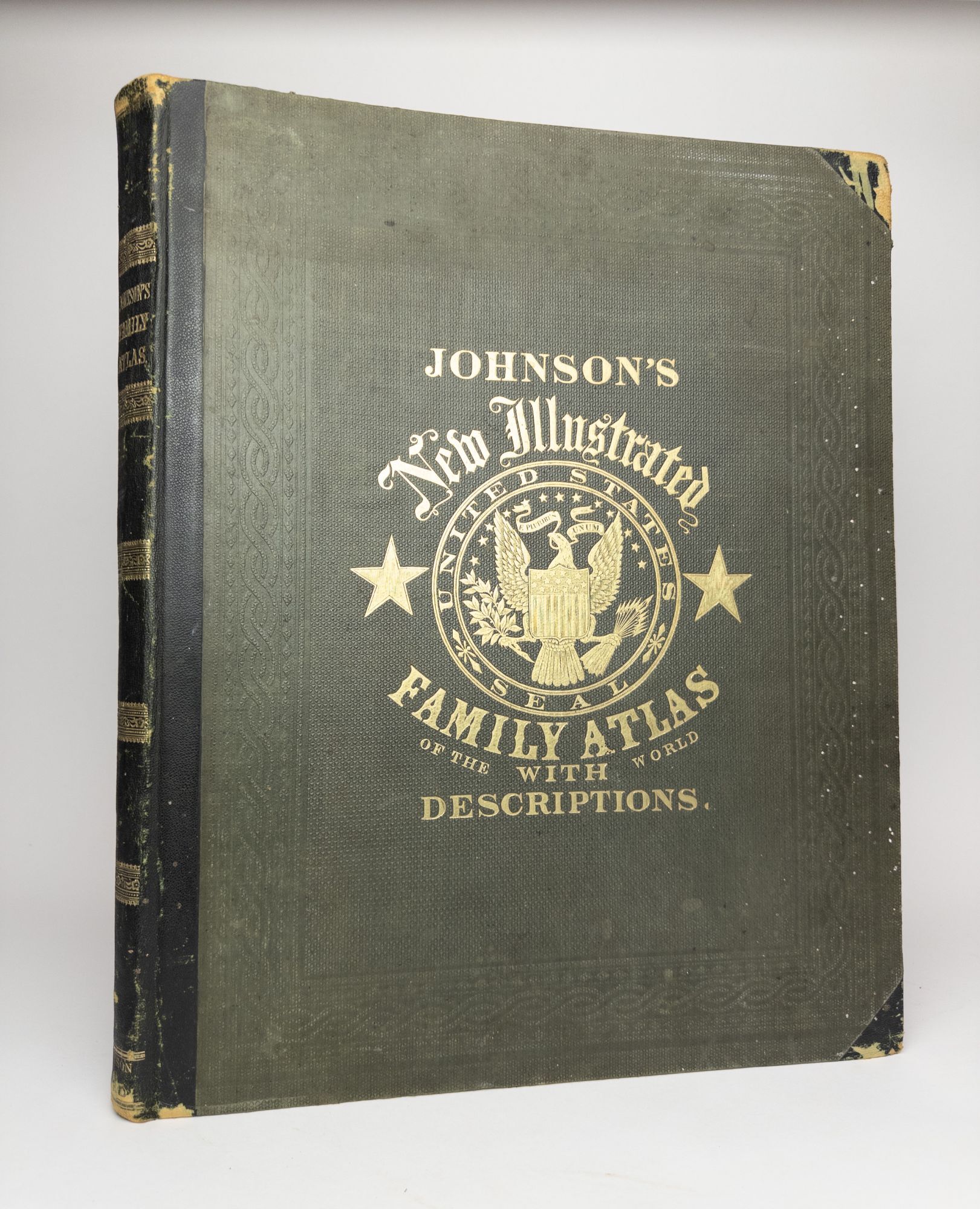 1378578 JOHNSON'S NEW ILLUSTRATED (STEEL PLATE) FAMILY ATLAS. Richard Swainson Fisher.