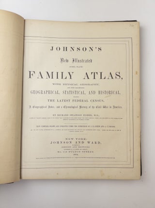 JOHNSON'S NEW ILLUSTRATED (STEEL PLATE) FAMILY ATLAS