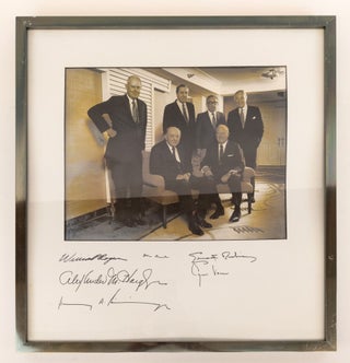 1378850 PHOTO FROM ‘THE FIFTH ANNUAL REPORT OF THE SECRETARIES OF STATE’ (1987) SIGNED 6x