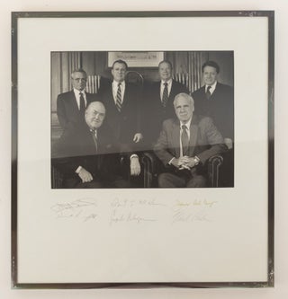 1378867 PHOTO FROM ‘THE THIRD ANNUAL REPORT OF THE SECRETARIES OF DEFENSE’ (1989) SIGNED 6x