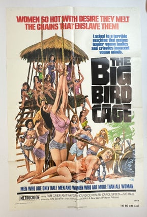 1379076 ORIGINAL "THE BIG BIRD CAGE" MOVIE POSTER