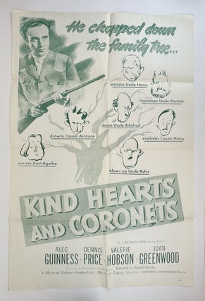 1379305 ORIGINAL "KIND HEARTS AND CORONETS" MOVIE POSTER