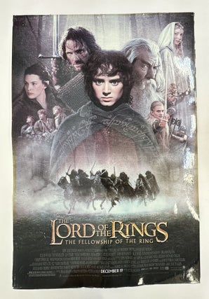 1379309 ORIGINAL "FELLOWSHIP OF THE RING" DOUBLE SIDED ADVANCE MOVIE POSTER