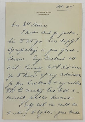 1379467 AUTOGRAPH LETTER SIGNED [ALS] TO MRS. STRAUS. Eleanor Roosevelt
