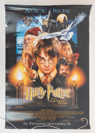 1379683 "HARRY POTTER AND THE SORCERER'S STONE" DOUBLE-SIDED ADVANCE POSTER