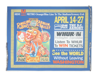 RINGLING BROTHERS AND BARNUM & BAILEY WASHINGTON D.C. METRO POSTER