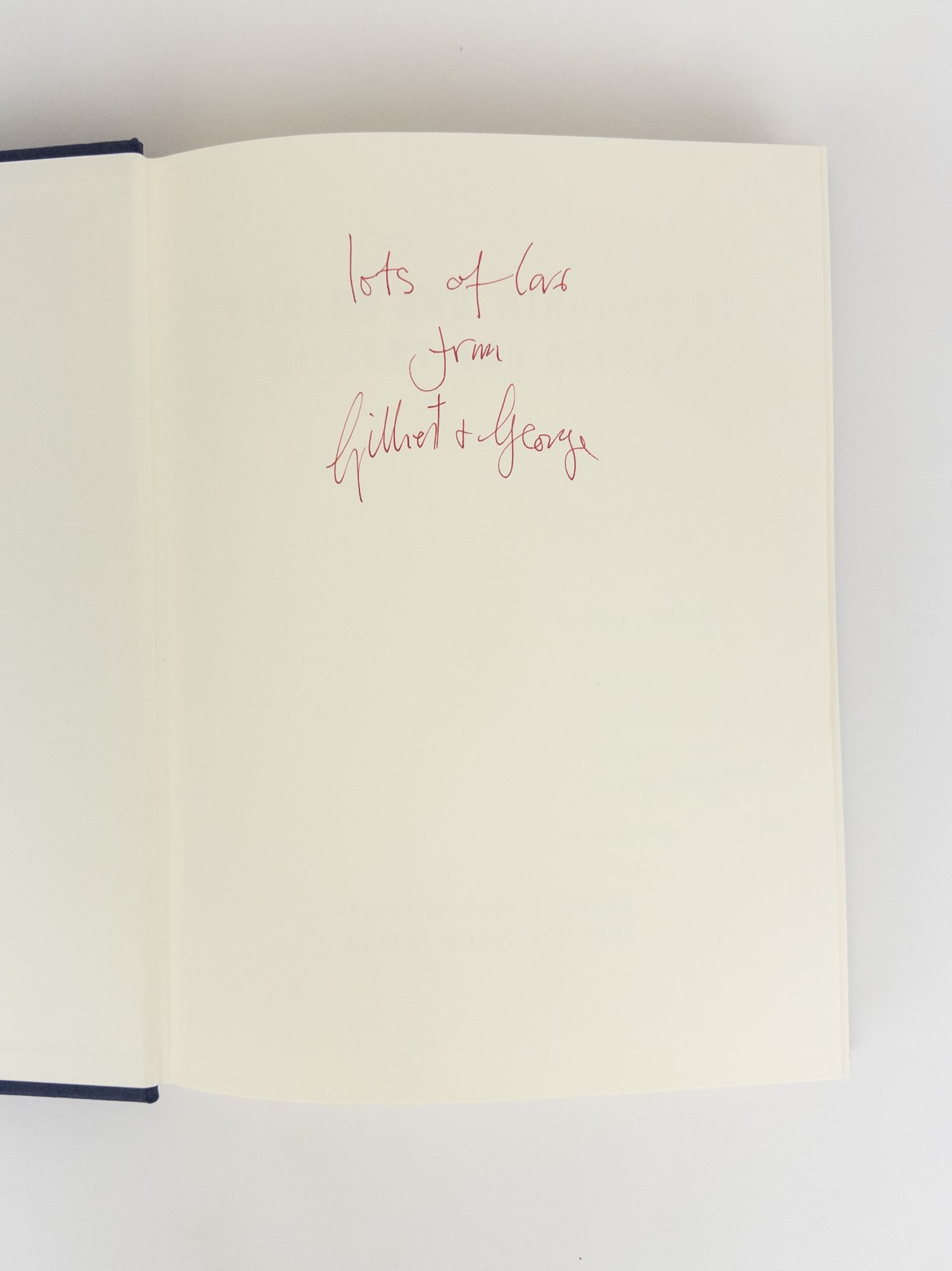 WORLDS AND WINDOWS BY GILBERT AND GEORGE Inscribed x2 | Robert 