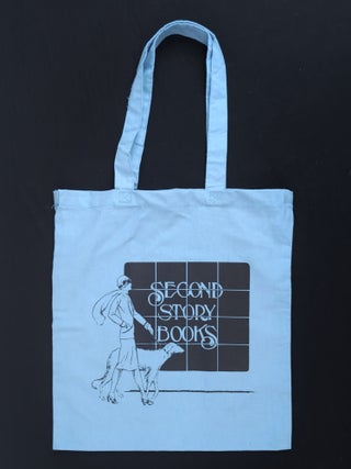 1380654 Second Story Books Tote Bag - Light Blue