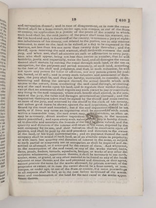 DOCUMENTS RELATING TO THE TRANSFER TO THE STATE OF MARYLAND OF THE STOCK IN THE CHESAPEAKE AND OHIO CANAL COMPANY, STANDING IN THE NAME OF THE UNITED STATES