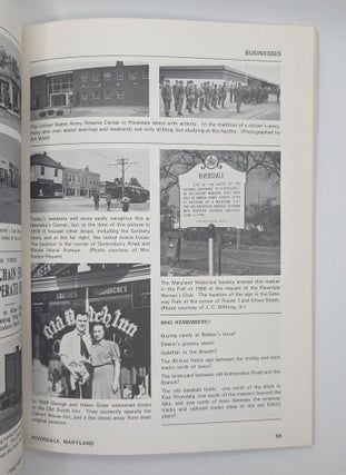 TOWN OF RIVERDALE MARYLAND 1920-70