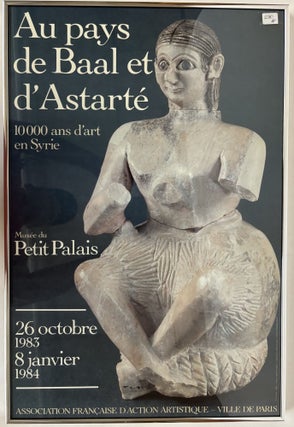 1381142 ORIGINAL "AU PAYS DE BAAL ET D'ASTARTE" EXHIBIT POSTER