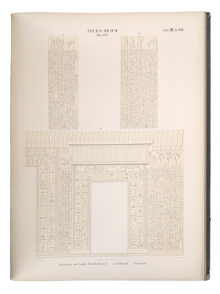 DENKM&Auml;LER AUS &Auml;GYPTEN UND &Auml;THIOPIEN NACH DEN ZEICHNUNGEN DER VON SEINER MAJEST&Auml;T DEM KOENIGE VON PREUSSEN FRIEDRICH WILHELM IV NACH DIESEN L&Auml;NDERN GESENDETEN UND IN DEN JAHREN 1842 - 1845 AUSGEFUHRTEN WISSENSCHAFTLICHEN EXPEDITION [Vols. III - VIII, Only]