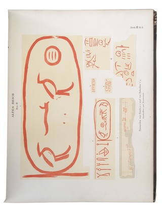 DENKM&Auml;LER AUS &Auml;GYPTEN UND &Auml;THIOPIEN NACH DEN ZEICHNUNGEN DER VON SEINER MAJEST&Auml;T DEM KOENIGE VON PREUSSEN FRIEDRICH WILHELM IV NACH DIESEN L&Auml;NDERN GESENDETEN UND IN DEN JAHREN 1842 - 1845 AUSGEFUHRTEN WISSENSCHAFTLICHEN EXPEDITION [Vols. III - VIII, Only]
