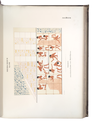 DENKM&Auml;LER AUS &Auml;GYPTEN UND &Auml;THIOPIEN NACH DEN ZEICHNUNGEN DER VON SEINER MAJEST&Auml;T DEM KOENIGE VON PREUSSEN FRIEDRICH WILHELM IV NACH DIESEN L&Auml;NDERN GESENDETEN UND IN DEN JAHREN 1842 - 1845 AUSGEFUHRTEN WISSENSCHAFTLICHEN EXPEDITION [Vols. III - VIII, Only]