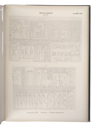 DENKM&Auml;LER AUS &Auml;GYPTEN UND &Auml;THIOPIEN NACH DEN ZEICHNUNGEN DER VON SEINER MAJEST&Auml;T DEM KOENIGE VON PREUSSEN FRIEDRICH WILHELM IV NACH DIESEN L&Auml;NDERN GESENDETEN UND IN DEN JAHREN 1842 - 1845 AUSGEFUHRTEN WISSENSCHAFTLICHEN EXPEDITION [Vols. III - VIII, Only]