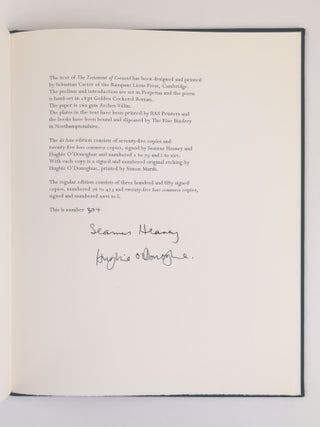 THE TESTAMENT OF CRESSEID [Signed]