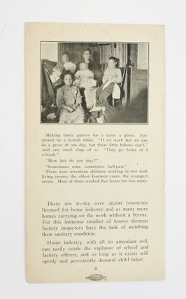 NINE NATIONAL CHILD LABOR COMMITTEE PAMPHLETS