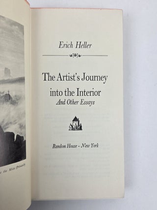 THE ARTIST'S JOURNEY INTO THE INTERIOR : AND OTHER ESSAYS
