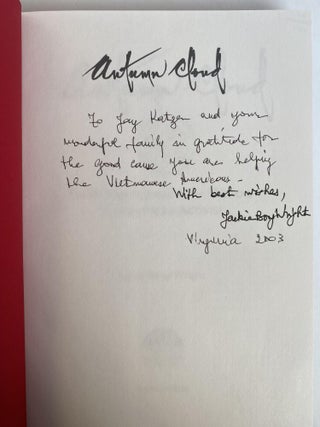AUTUMN CLOUD: FROM VIETNAMESE WAR WIDOW TO AMERICAN ACTIVIST [Inscribed]