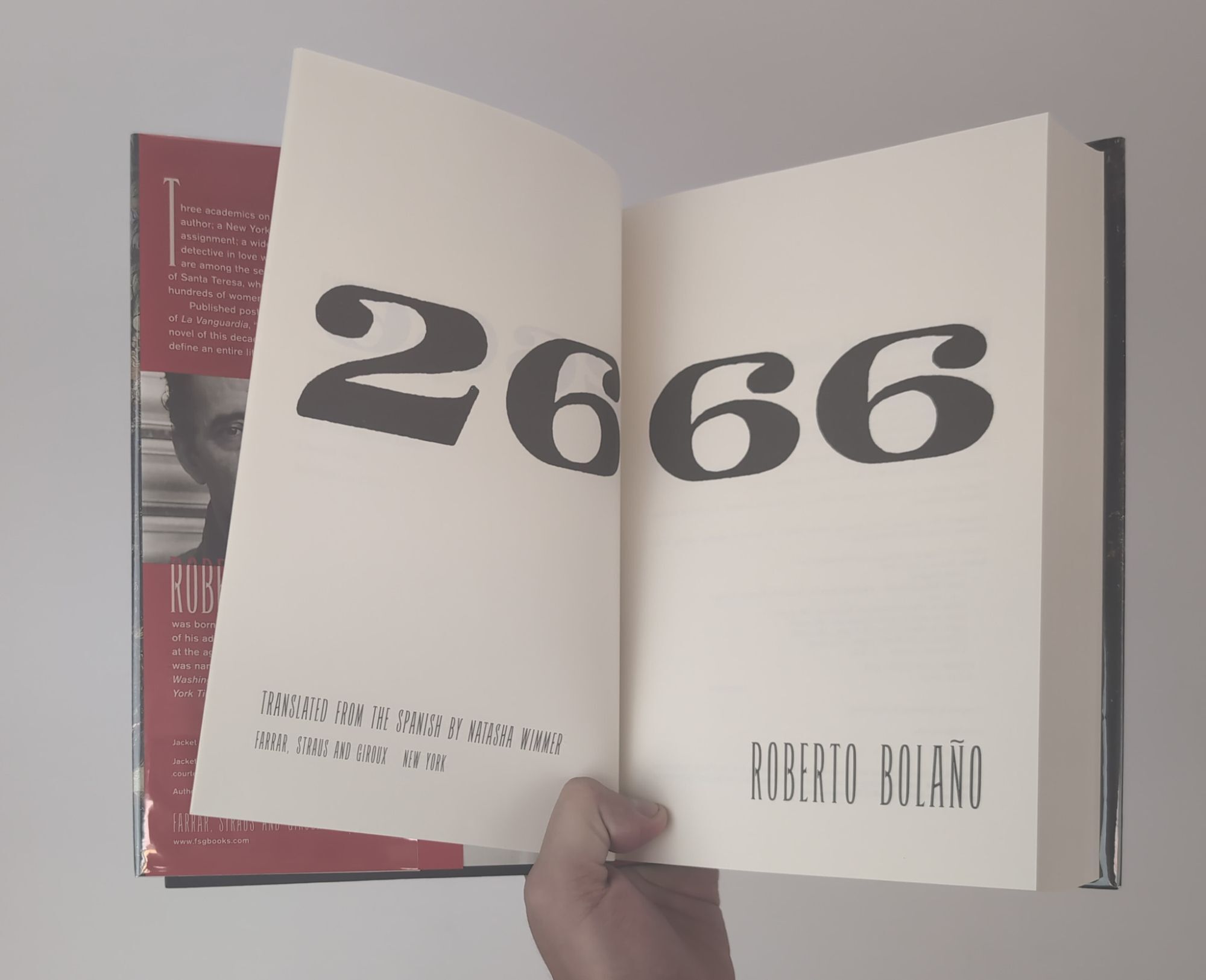 2666 | Roberto Bolaño, Natasha Wimmer | First American Edition, First ...
