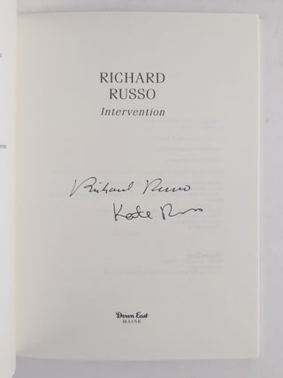 INTERVENTIONS; A NOVELLA & THREE STORIES Signed | Richard Russo, Kate ...