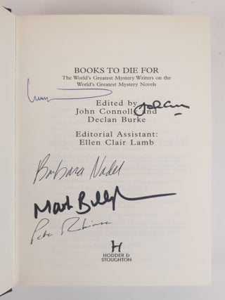 BOOKS TO DIE FOR [SIGNED]