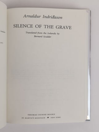 SILENCE OF THE GRAVE [Signed]