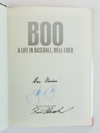 BOO: A LIFE IN BASEBALL, WELL-LIVED [SIGNED]