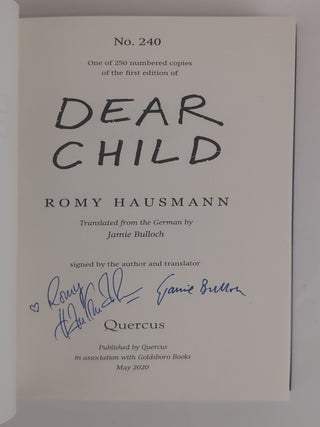 DEAR CHILD [Signed]