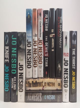 1383058 THE HARRY HOLE SERIES [13 Volumes] [Signed]. Jo Nesb&oslash;, Don Kinsella Bartlett,...