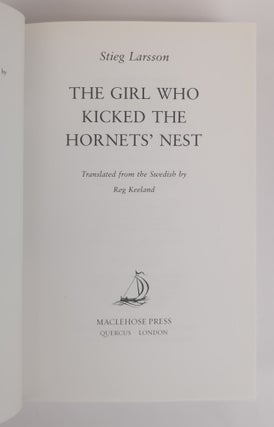 THE GIRL WHO KICKED THE HORNETS' NEST