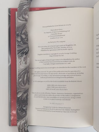 MILLENNIUM SERIES [THE GIRL WITH THE DRAGON TATTOO, THE GIRL WHO PLAYED WITH FIRE, THE GIRL WHO KNOCKED THE HORNETS' NEST, THE GIRL IN THE SPIDER'S WEB, THE GIRL WHO TAKES AN EYE FOR AN EYE, THE GIRL WHO LIVED TWICE, AND THE GIRL IN THE EAGLE'S TALONS] [7 Volumes] [Signed]