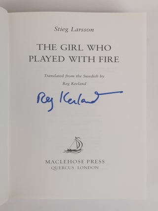MILLENNIUM SERIES [THE GIRL WITH THE DRAGON TATTOO, THE GIRL WHO PLAYED WITH FIRE, THE GIRL WHO KNOCKED THE HORNETS' NEST, THE GIRL IN THE SPIDER'S WEB, THE GIRL WHO TAKES AN EYE FOR AN EYE, THE GIRL WHO LIVED TWICE, AND THE GIRL IN THE EAGLE'S TALONS] [7 Volumes] [Signed]