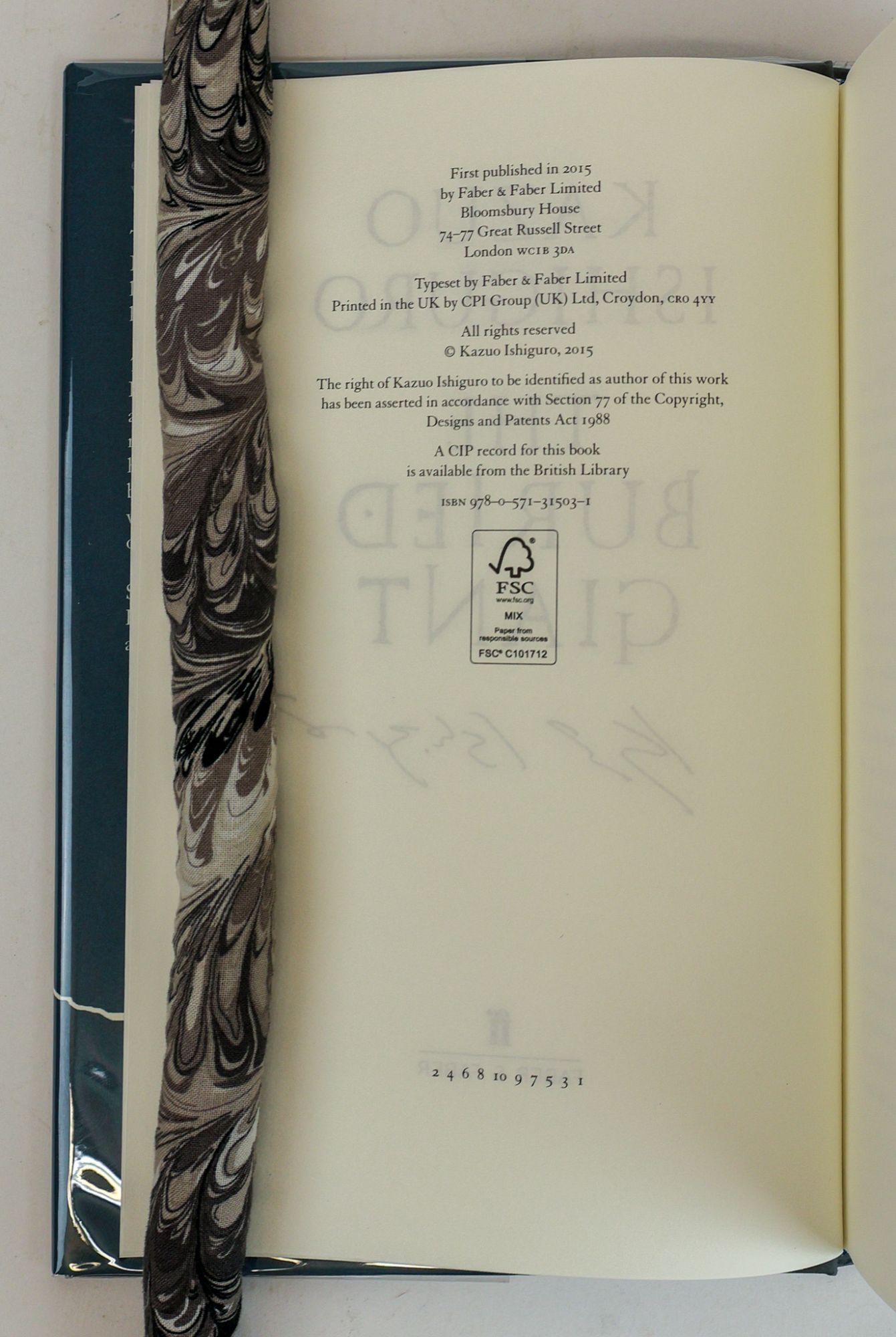 THE BURIED GIANT Signed | Kazuo Ishiguro | First UK Edition, First