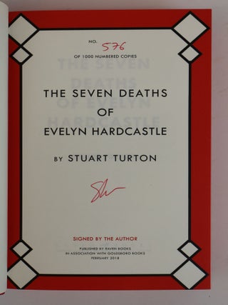 THE SEVEN DEATHS OF EVELYN HARDCASTLE [Signed]