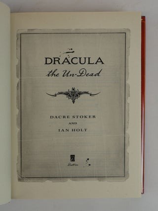 DRACULA THE UN-DEAD [Signed]