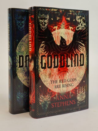 1383365 THE GODBLIND TRILOGY [Incomplete] [GODBLIND, DARKSOUL] [2 Volumes] [Signed]. Anna Stephens