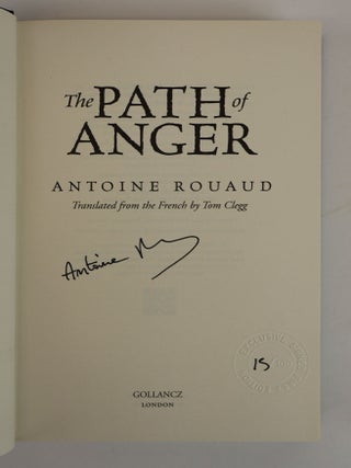THE PATH OF ANGER [Signed]