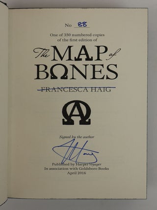 THE FIRE SERMON [with] THE MAP OF BONES [Signed] [Two Volumes]