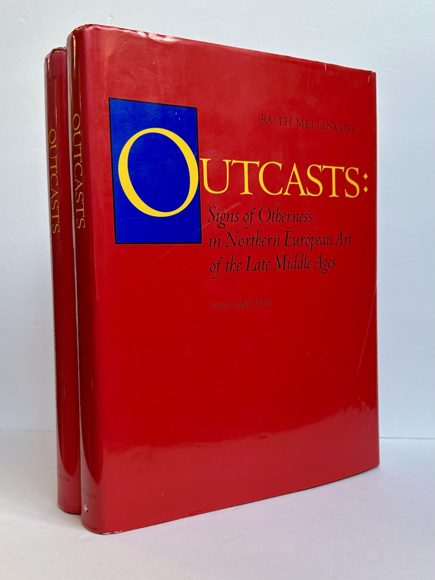 1383736 OUTCASTS: SIGNS OF OTHERNESS IN NORTHERN EUROPEAN ART OF THE LATE MIDDLE AGES [Two Volumes]. Ruth Melinkoff.