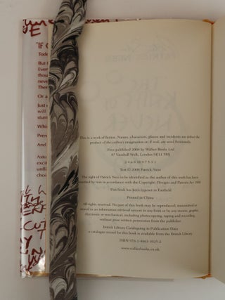 THE KNIFE OF NEVER LETTING GO [Signed]