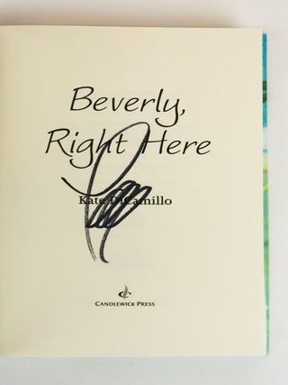 BEVERLY, RIGHT HERE [Signed]