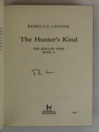 THE HUNTER'S KIND: THE HOLLOW GODS BOOK 2 [Signed]