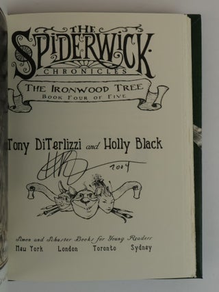 THE SPIDERWICK CHRONICLES BOOK 4: THE IRONWOOD TREE [Signed]