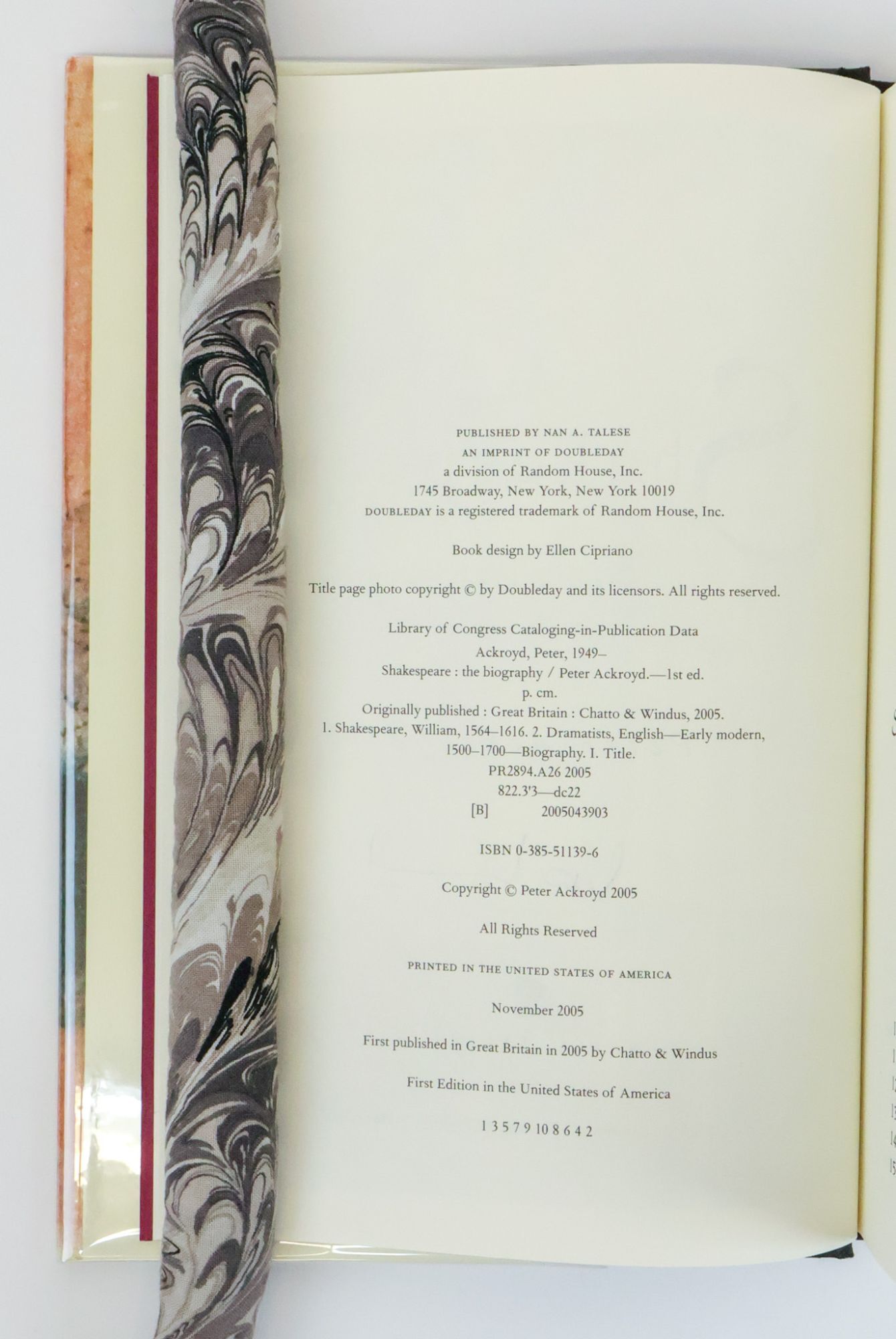 SHAKESPEARE Signed | Peter Ackroyd | First Edition, First Printing
