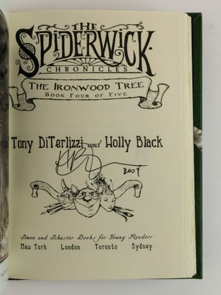 THE SPIDERWICK CHRONICLES [THE FIELD GUIDE, THE SEEING STONE, LUCINDA'S SECRET, THE IRONWOOD TREE, THE WRATH OF MULGARATH] [5 Volumes] [All Volumes Signed]